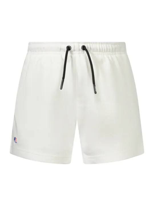 "K-WAY Hosen im Sale | K-WAY K4121KWPLEVRAIDORIAN Shorts mit elastischer Taille und Print-Logo, 2 Taschen online kaufen"|Planet-Deluxe