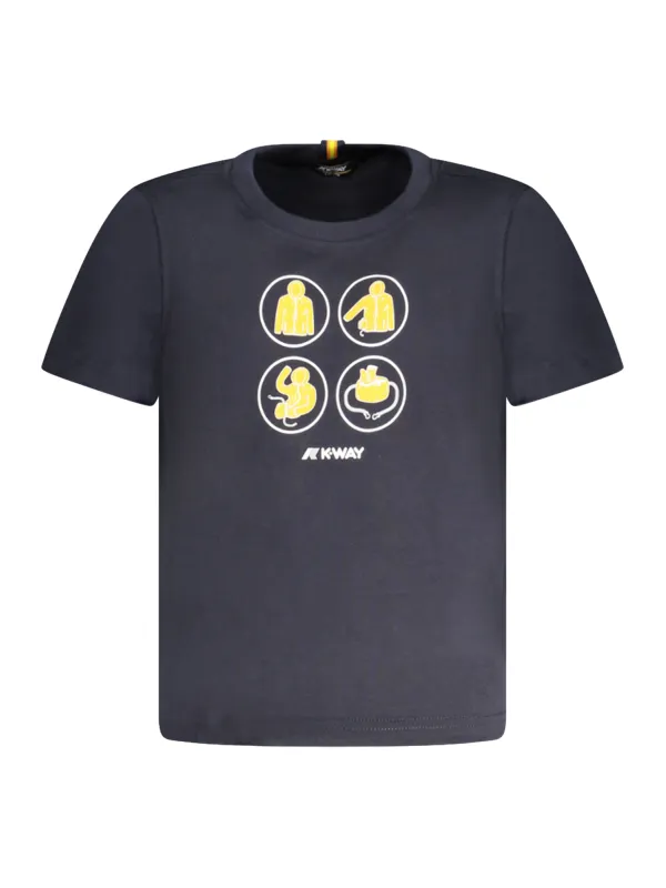 "K-WAY T-Shirts im Sale | K-Way K8132CWPODOM Kurzarm-T-Shirt mit Drucklogo für Jungen online kaufen"|Planet-Deluxe