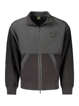 "Stylische Langarmjacke mit Kontrast und Reißverschluss"