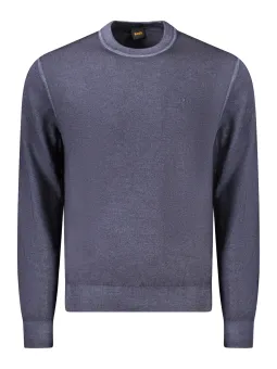 Boss Langarmshirt: Stilvoller Rundhals-Pullover mit Logo