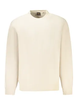 Bio-Baumwolle Sweatshirt Boss: Rundhals & Sticklogo