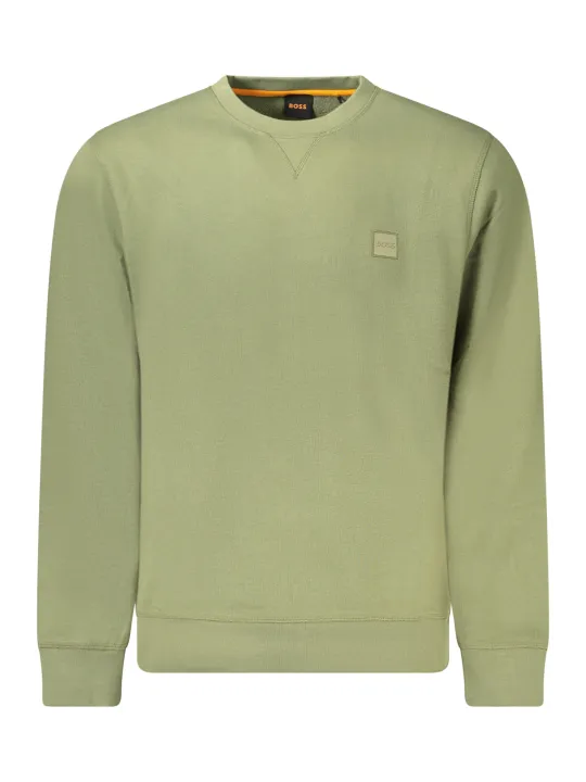 "Boss Sweatshirts im Sale | Sweatshirt Langarm Gebürstet Rundhals Stickerei Logo online kaufen"|Planet-Deluxe