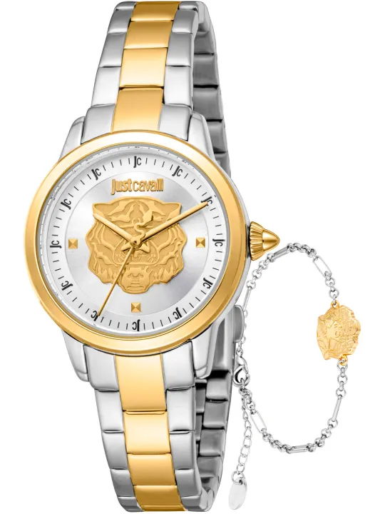 Just Cavalli goldene Damen Uhr