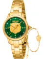 Goldene Just Cavalli Uhr und Armband