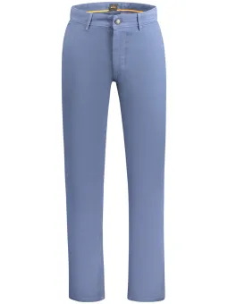 "4-Taschen Slim Fit Hose mit Kontrast & Logo - Stilvoll"