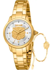 Goldene Just Cavalli Uhr und Armband