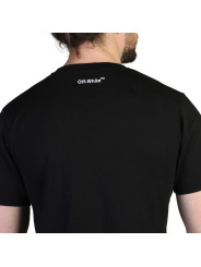 Schwarzes Off-White T-Shirt Herrenmode