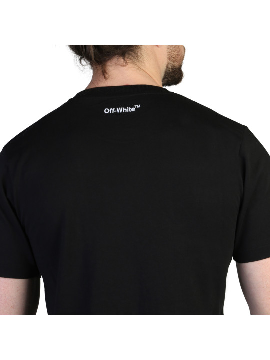 Schwarzes Off-White T-Shirt Herrenmode
