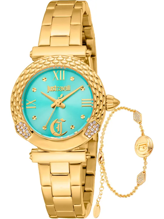 Gelbe Cavalli Herren Armbanduhr