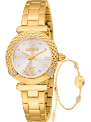 Goldene Just Cavalli Damenuhr Gelb