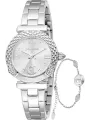 Silberne Just Cavalli Herrenuhr Grau