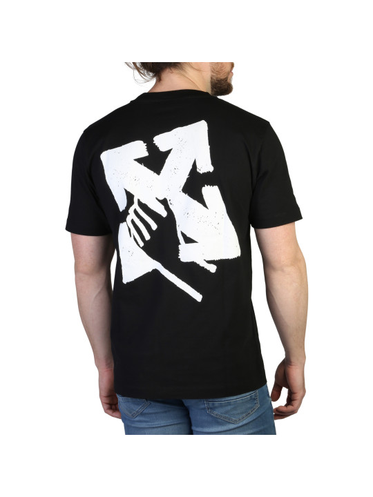 Schwarzes T-Shirt mit OMAA Design