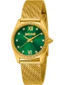 Goldene Just Cavalli Uhr mit Meshband
