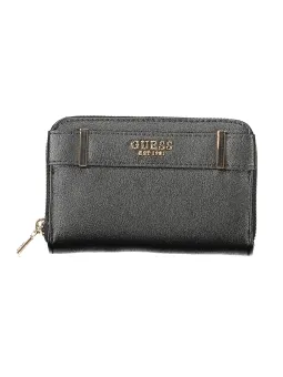 GUESS JEANS BG9633140_NEBLACK - Elegante Schwarze Geldbörse