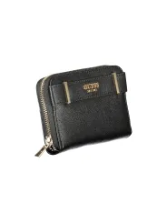 GUESS JEANS BG9633140_NEBLACK - Elegante Schwarze Geldbörse
