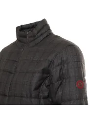 Graue Jeansjacke mit Reißverschluss