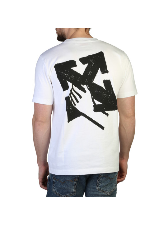Weißes T-Shirt mit Hand-Grafik