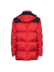Rote und schwarze Pufferjacke Harmont & Blaine