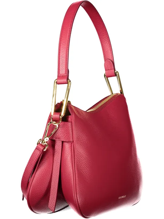 "Coccinelle Magie Soft: Elegante Schultertasche mit Fächern"