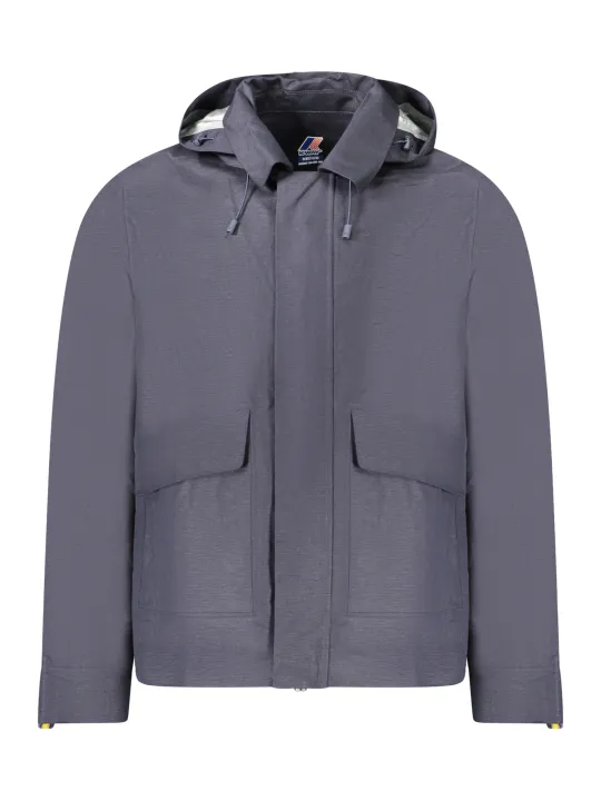 "K-WAY Jacken im Sale | Kapuzentrenner Jacke mit Taschen und Logo online kaufen"|Planet-Deluxe