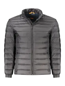 "Wasserabweisende Jacke mit Taschen & Kontrastakzenten"