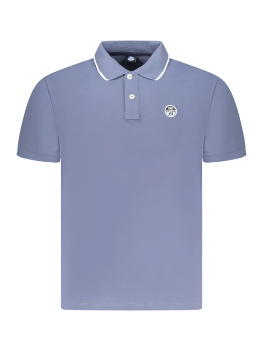 "North Sails Poloshirts im Sale | Polo-Shirt Kurzarm Kontrastdetails 2 Knöpfe Logo Applikation online kaufen"|Planet-Deluxe