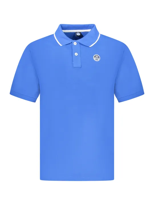 "North Sails Poloshirts im Sale | Kontrast Polo mit Logo und Applikation online kaufen"|Planet-Deluxe
