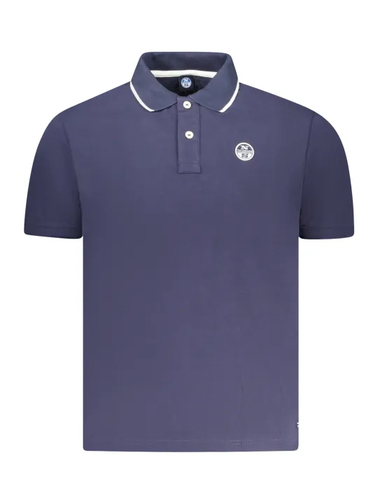 "North Sails Poloshirts im Sale | Kontrast Polo mit Logo und Applikation online kaufen"|Planet-Deluxe