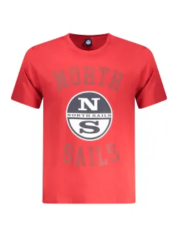 "North Sails Kurzarm T-Shirt - Stylischer Logo Druck"