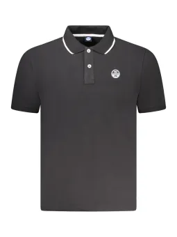 Poloshirt Kurzarm mit Kontrast & Logo - North Sails