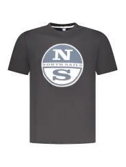 "North Sails T-Shirts im Sale | Logo Print Kurzarmshirt Rundhals  online kaufen"|Planet-Deluxe