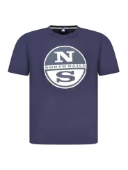"North Sails T-Shirts im Sale | Logo Print Kurzarmshirt Rundhals  online kaufen"|Planet-Deluxe