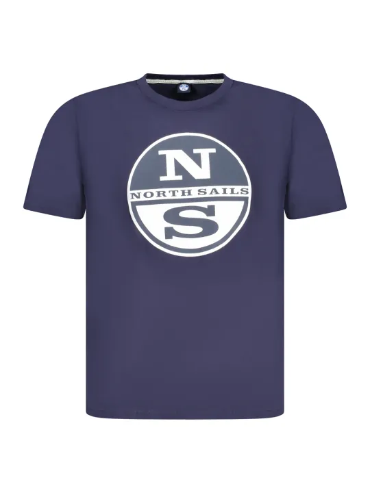 "North Sails T-Shirts im Sale | Logo Print Kurzarmshirt Rundhals  online kaufen"|Planet-Deluxe