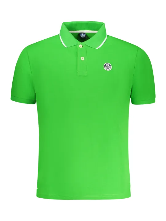 "North Sails Poloshirts im Sale | Kontrast Polo mit Logo und Applikation online kaufen"|Planet-Deluxe