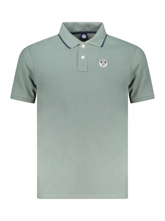 "North Sails Poloshirt: Stilvolle Kontrastdetails & Logo"