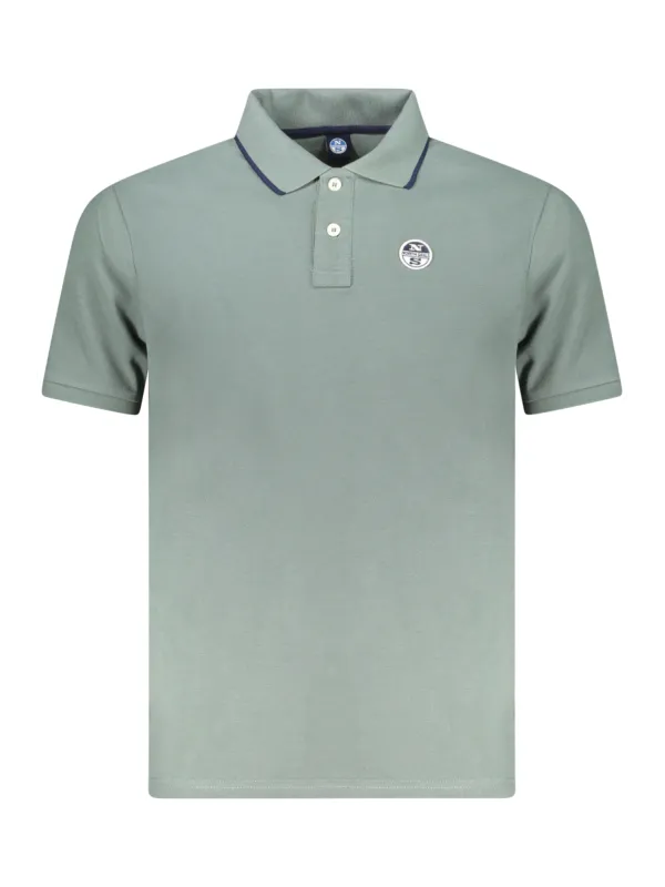 "North Sails Poloshirt: Stilvolle Kontrastdetails & Logo" "North Sails Poloshirt: Stilvolle Kontrastdetails & Logo"