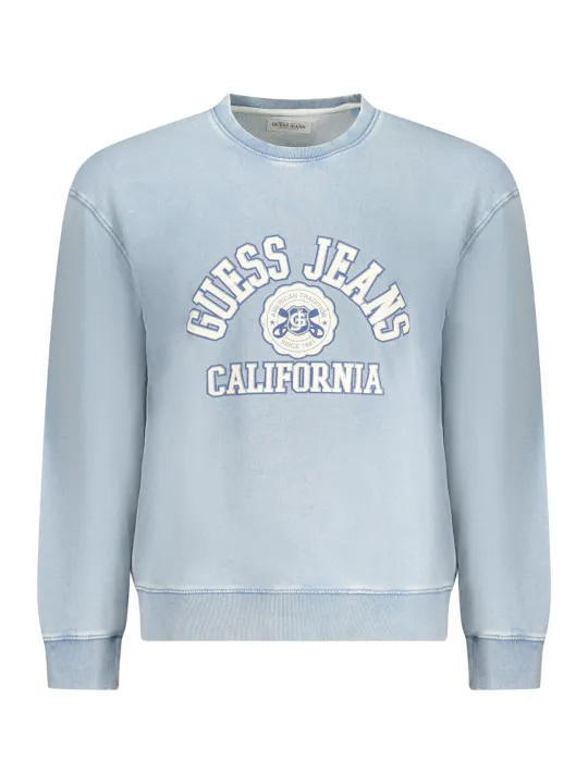 "GUESS JEANS Sweatshirts im Sale | Logo Langarm Sweatshirt mit Rundhals und Print online kaufen"|Planet-Deluxe