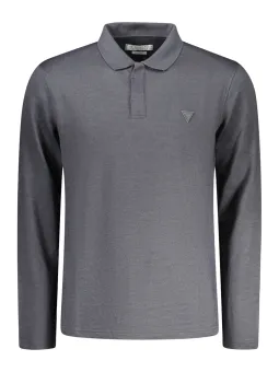 GUESS JEANS Slim Fit Langarm Polo mit Logo - Stilvoll & Elegant