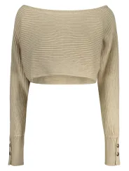 "GUESS JEANS Blusen im Sale | GUESS JEANS PULLOVER FÜR DAMEN BEIGE online kaufen"|Planet-Deluxe