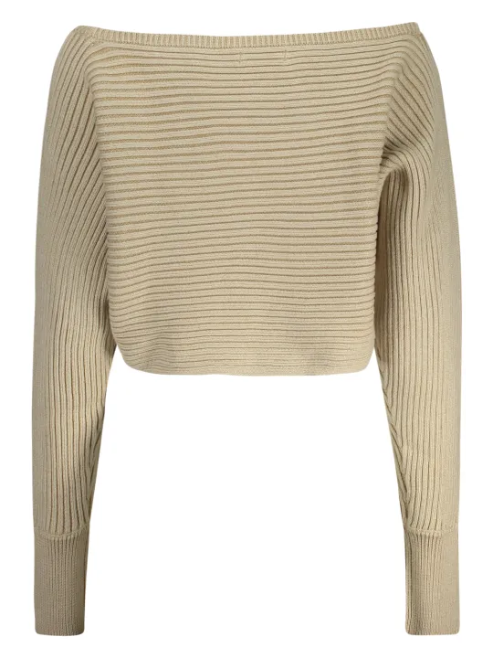 "GUESS JEANS Blusen im Sale | GUESS JEANS PULLOVER FÜR DAMEN BEIGE online kaufen"|Planet-Deluxe