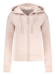 "GUESS JEANS Startseite im Sale | GUESS JEANS ROSA SWEATSHIRT MIT REISSVERSCHLUSS FÜR DAMEN online kaufen"|Planet-Deluxe