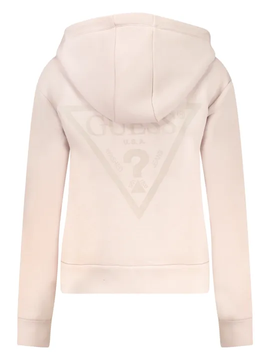 "GUESS JEANS Startseite im Sale | GUESS JEANS ROSA SWEATSHIRT MIT REISSVERSCHLUSS FÜR DAMEN online kaufen"|Planet-Deluxe