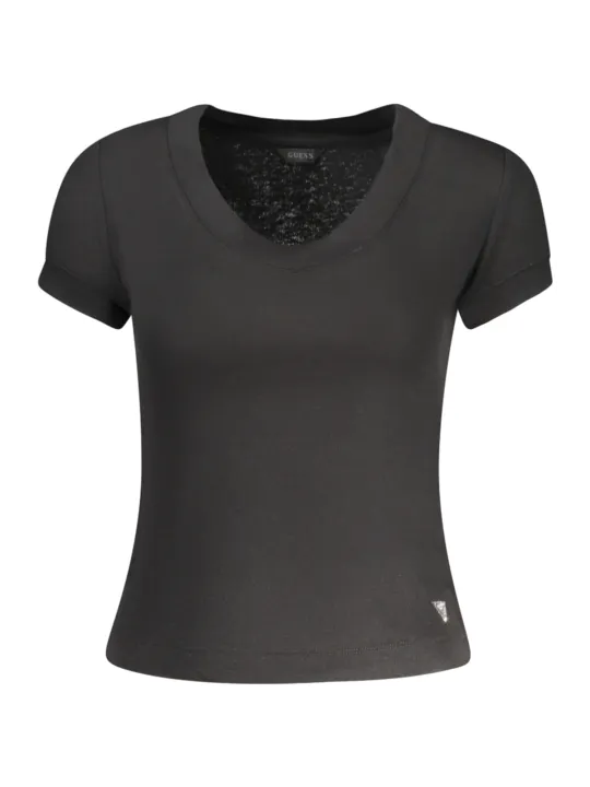 "GUESS JEANS T-Shirts im Sale | GUESS JEANS KURZARM-T-SHIRT DAMEN SCHWARZ online kaufen"|Planet-Deluxe