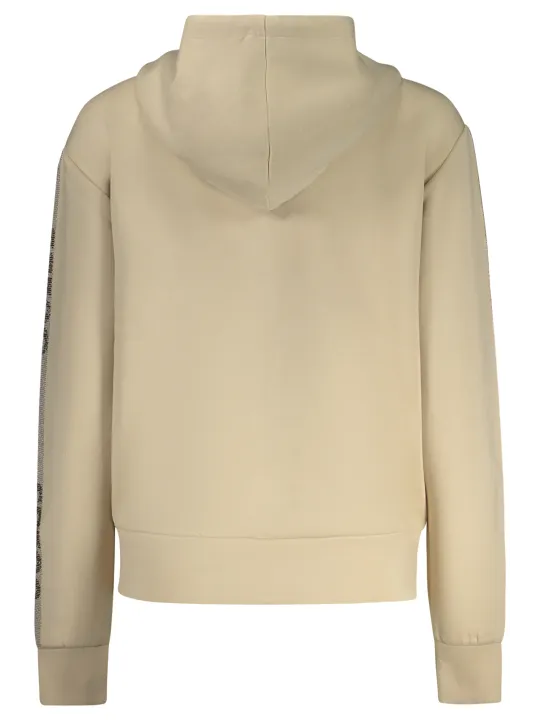 "GUESS JEANS Startseite im Sale | GUESS JEANS SWEATSHIRT MIT ZIP FÜR DAMEN BEIGE online kaufen"|Planet-Deluxe
