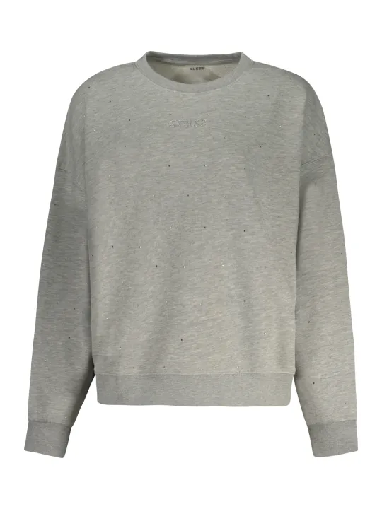 "GUESS JEANS Startseite im Sale | GUESS JEANS SWEATSHIRT OHNE REISSVERSCHLUSS DAMEN GRAU online kaufen"|Planet-Deluxe