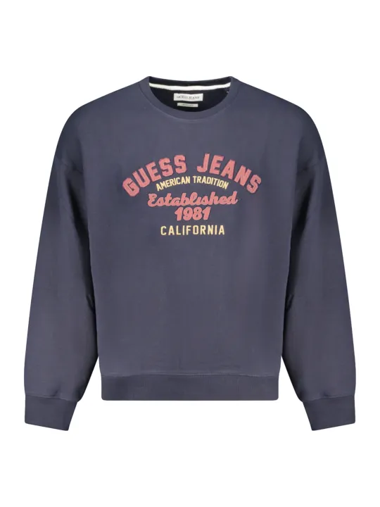 "GUESS JEANS Sweatshirts im Sale | Guess Jeans Oversize Sweatshirt mit Stickerei online kaufen"|Planet-Deluxe