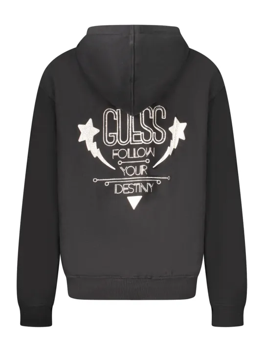 GUESS JEANS Damen Sweatshirt in Schwarz - Trendig & Elegant