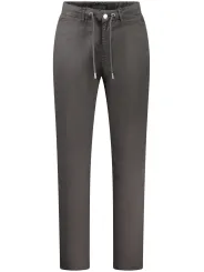 "GUESS JEANS Hosen im Sale | GUESS JEANS Schwarze Hose mit Kordelzug und Logo, 4 Taschen online kaufen"|Planet-Deluxe