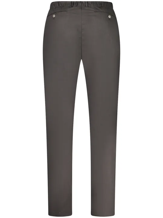 "GUESS JEANS Hosen im Sale | GUESS JEANS Schwarze Hose mit Kordelzug und Logo, 4 Taschen online kaufen"|Planet-Deluxe
