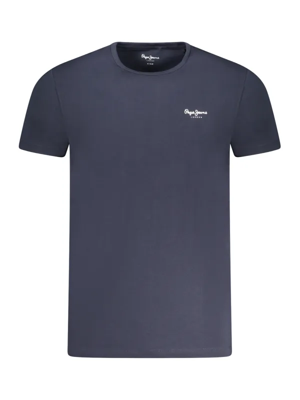 "Pepe Jeans T-Shirts im Sale | Pepe Jeans Slim Fit Rundhals T-Shirt mit Logo Print Nachhaltig online kaufen"|Planet-Deluxe